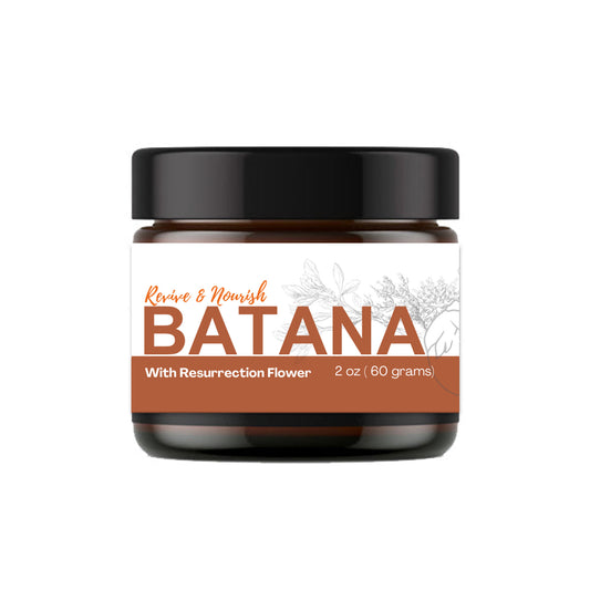 Batana Oil with Resurrection Plant Flower - 2oz Mini Jar